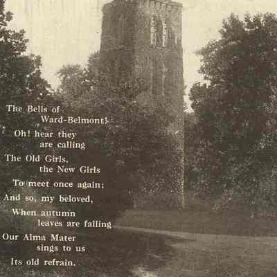 Ward-Belmont "The Tower" Postcard