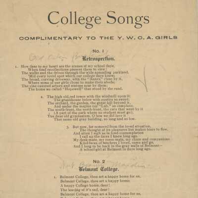 Belmont College Songs