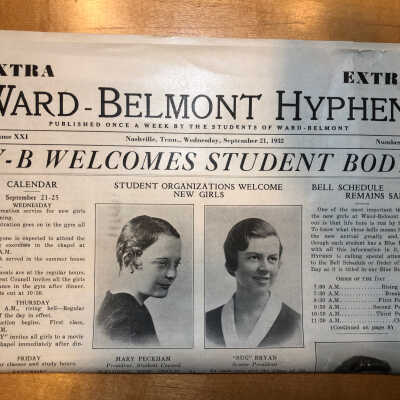 Hyphen Newspaper, 1932