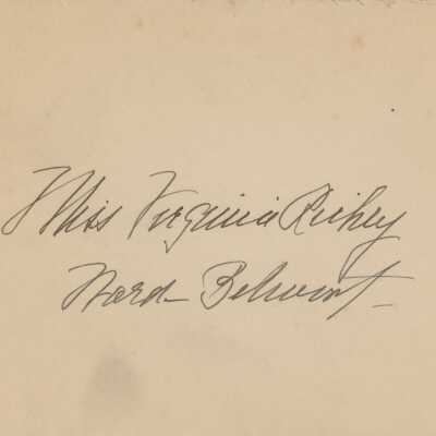 Letter to Virginia Richey