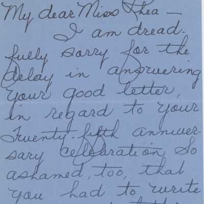 Ruby Blalock Letters, 1938