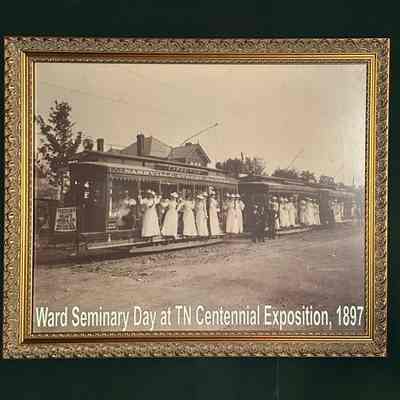 1897 TN Centennial Exposition, Ward Seminary Day photograph (framed)