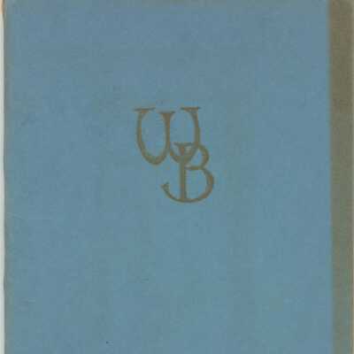 The Ward-Belmont Handbook for Day Students, 1938-1939
