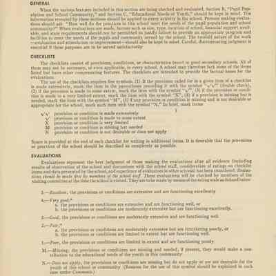 Library Services Checklist, 1950