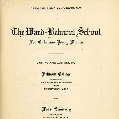 W-B Catalogue, 1915-1916