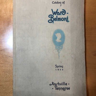 Catalog of Ward-Belmont, Spring 1933