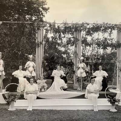 May Day Queen and Court, 1935 Photo