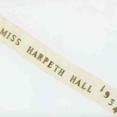 Miss Harpeth Hall 1954 Ribbon