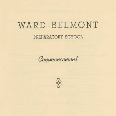 W-B Commencement Program, 1950