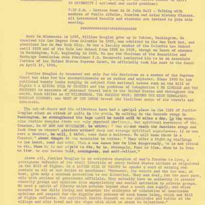 April 14th Pamphlet for the Choate School for Boys, unknown year