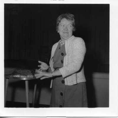 English teacher, Catherine Mims in 1965