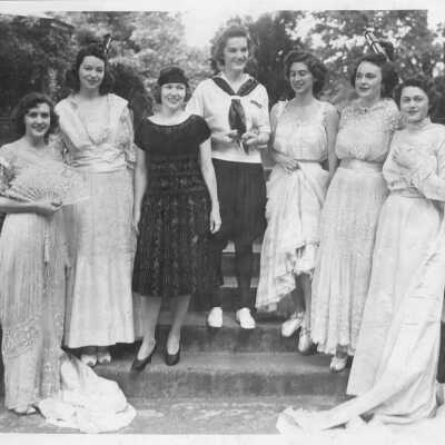 Fashion show at Ward-Belmont Alumnae Luncheon, June 1942.