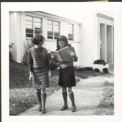 Betsy Wieland and Ida Dickinson, 1969