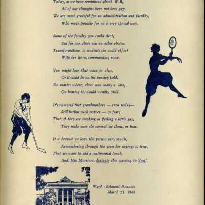 Poem for Miss Morrison, 1968
