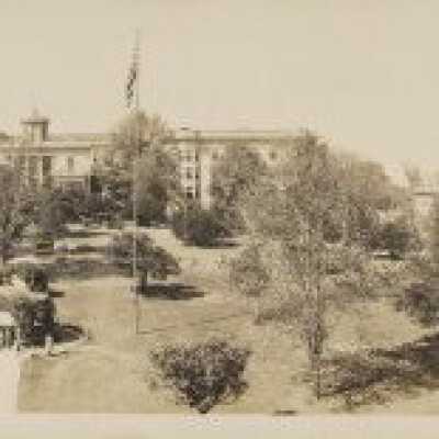 Panoramic campus view