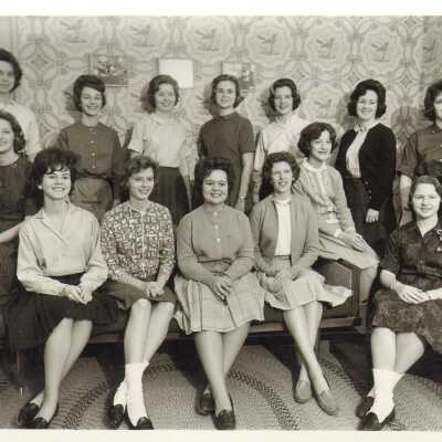 Students with Miss Penny, 1960s