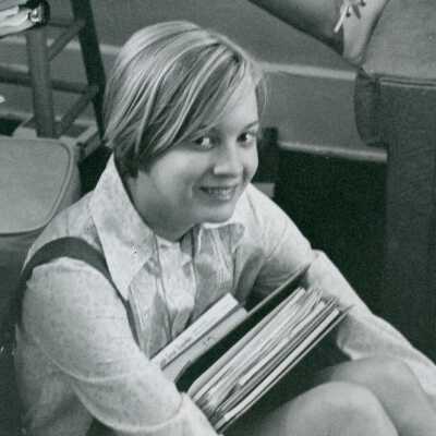 Cissy Pickering in 1972. She could be located in the Senior House.