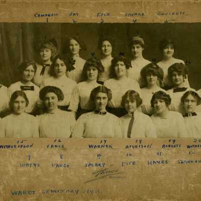 Ward Seminary Sigma Iota Chi Class of 1911-1912