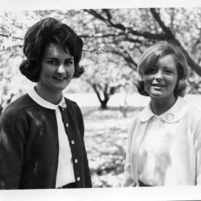 Jacque Brown, Most Beautiful, and Lee Brandon, Best Dressed for the class of 1964.