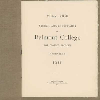 National Alumnae Association Yearbook, 1911