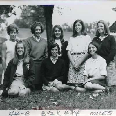 Students on Souby Lawn, 1971