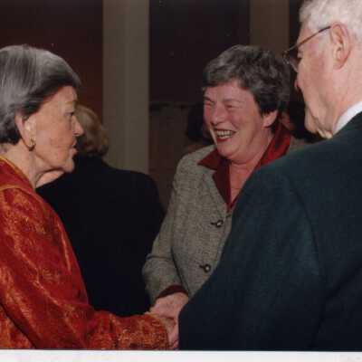 Miss McMurry's birthday party; 2000 alumnae reunion