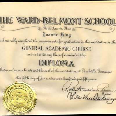 Diploma, 1951