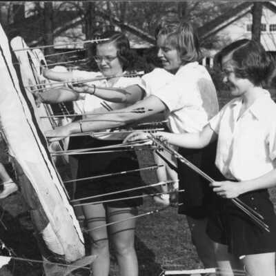 Archery practice (date unknown)