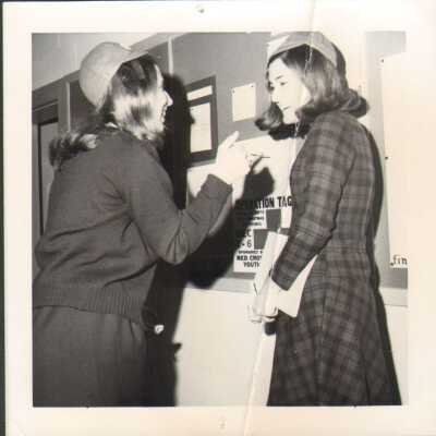 Julia Webber and Betsy Wieland, 1969