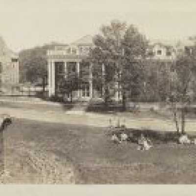 Panoramic campus view of WB