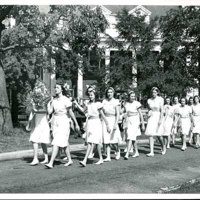 Ward-Belmont May Day 1945 May Pole Dancers