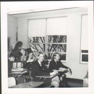Students in a classroom, 1969