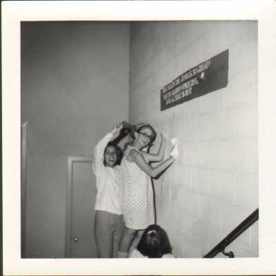 Susan Cornelius and Ellen Oakes, 1969