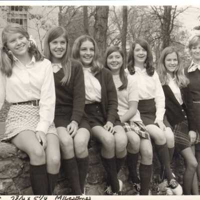Middle School class officers, 1970