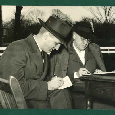 Ward-Belmont's Catherine Morrison and Vernon Nelson as Horseshow Judges