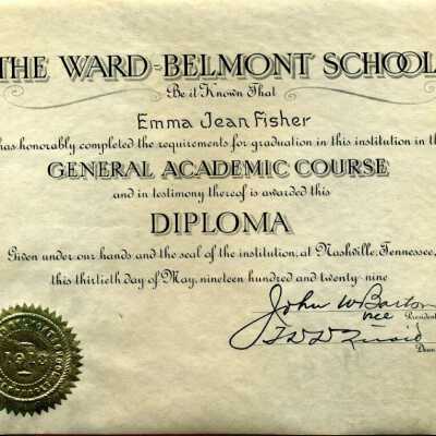 Diploma, 1929