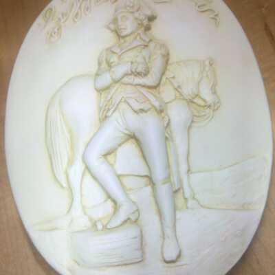Ceramic image of George Washington