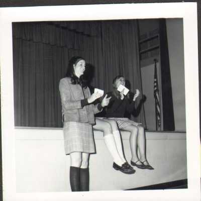 Students in auditorium, 1969