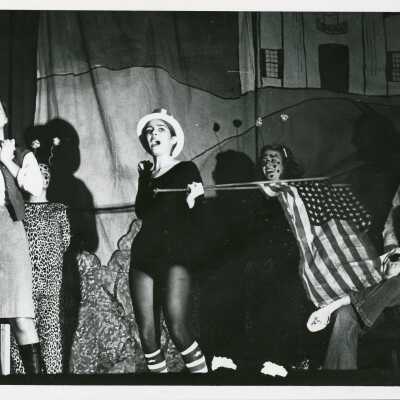 Students in Senior Play, 1973