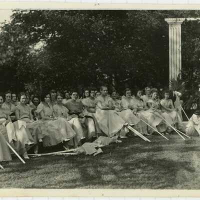 Ward-Belmont May Day Dancers Waiting to Perform
