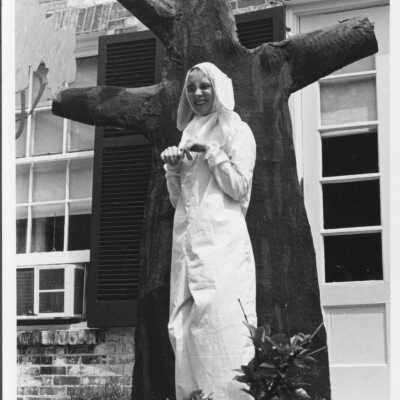 Student in costume