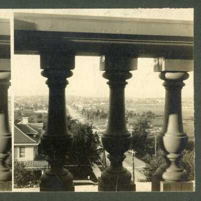 Belmont College for Young Women circa 1910. Looking down 16th Avenue from the roof of Belmont.