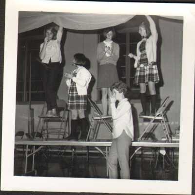 Students in Bullard Gym, 1969