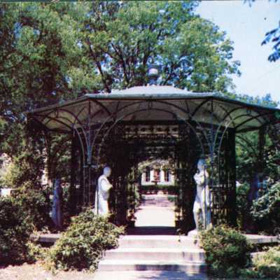 Campus scene post card