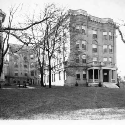 Fidelity Hall in winter