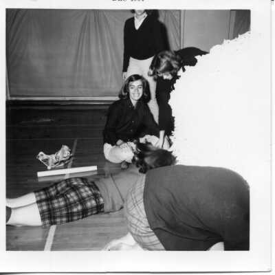 Dianne Buttrey Wild in 1964 in Bullard Gym