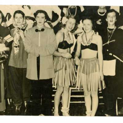 Ward-Belmont Students Dressed In Costumes