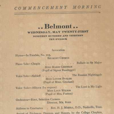 Commencement Morning Brochure