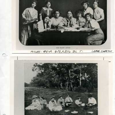 Two photos of Iris staff