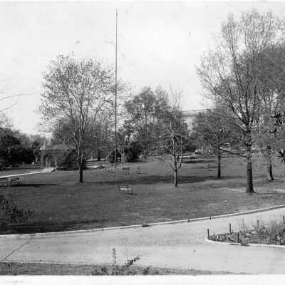 Empty field on Ward-Belmont campus